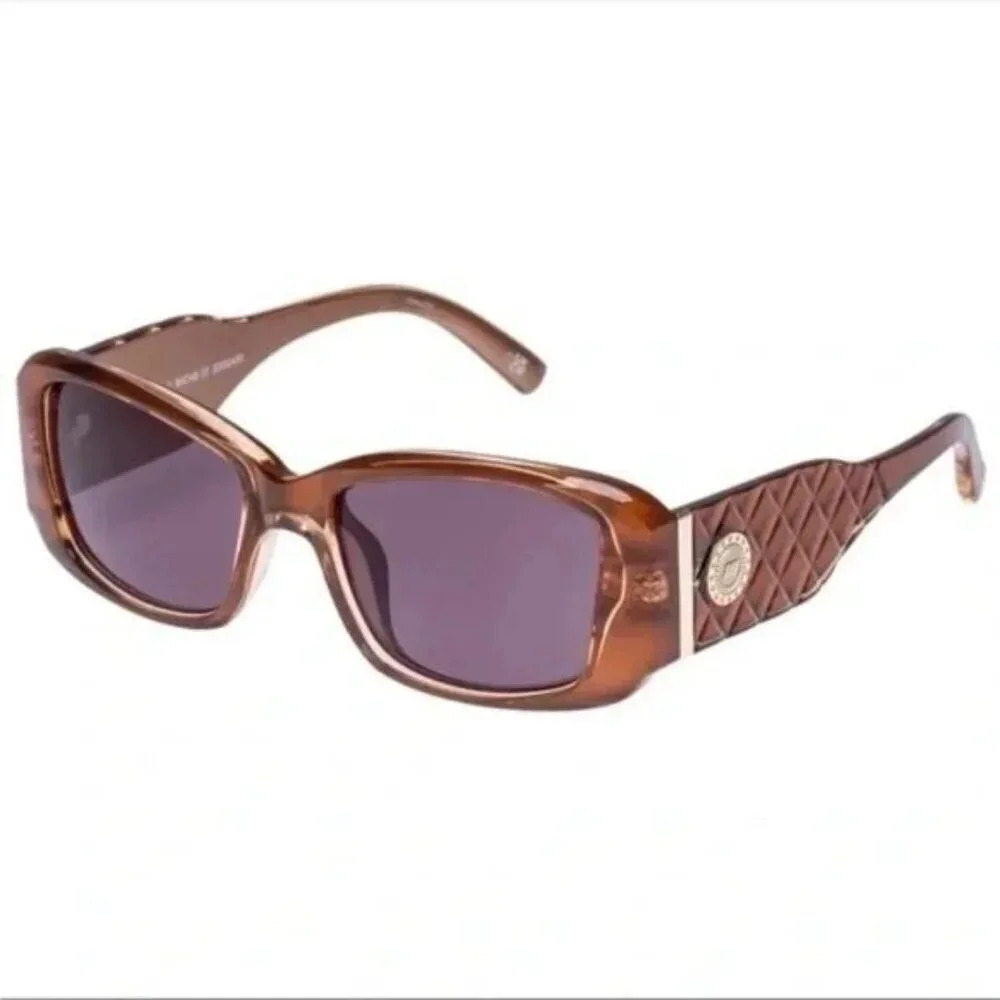 Le Specs 54mm Nouveau Riche Caramel Brown Sunglasses - Picture 4 of 4